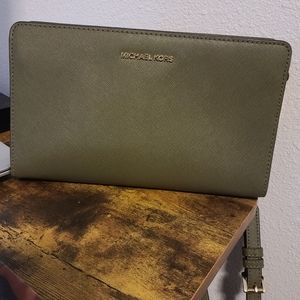 COPY - Olive green Michael Kors cross body
